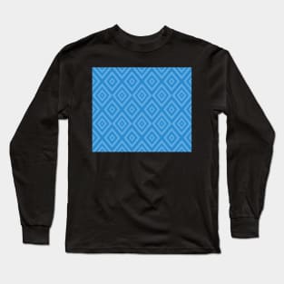 Abstract geometric pattern - blue. Long Sleeve T-Shirt